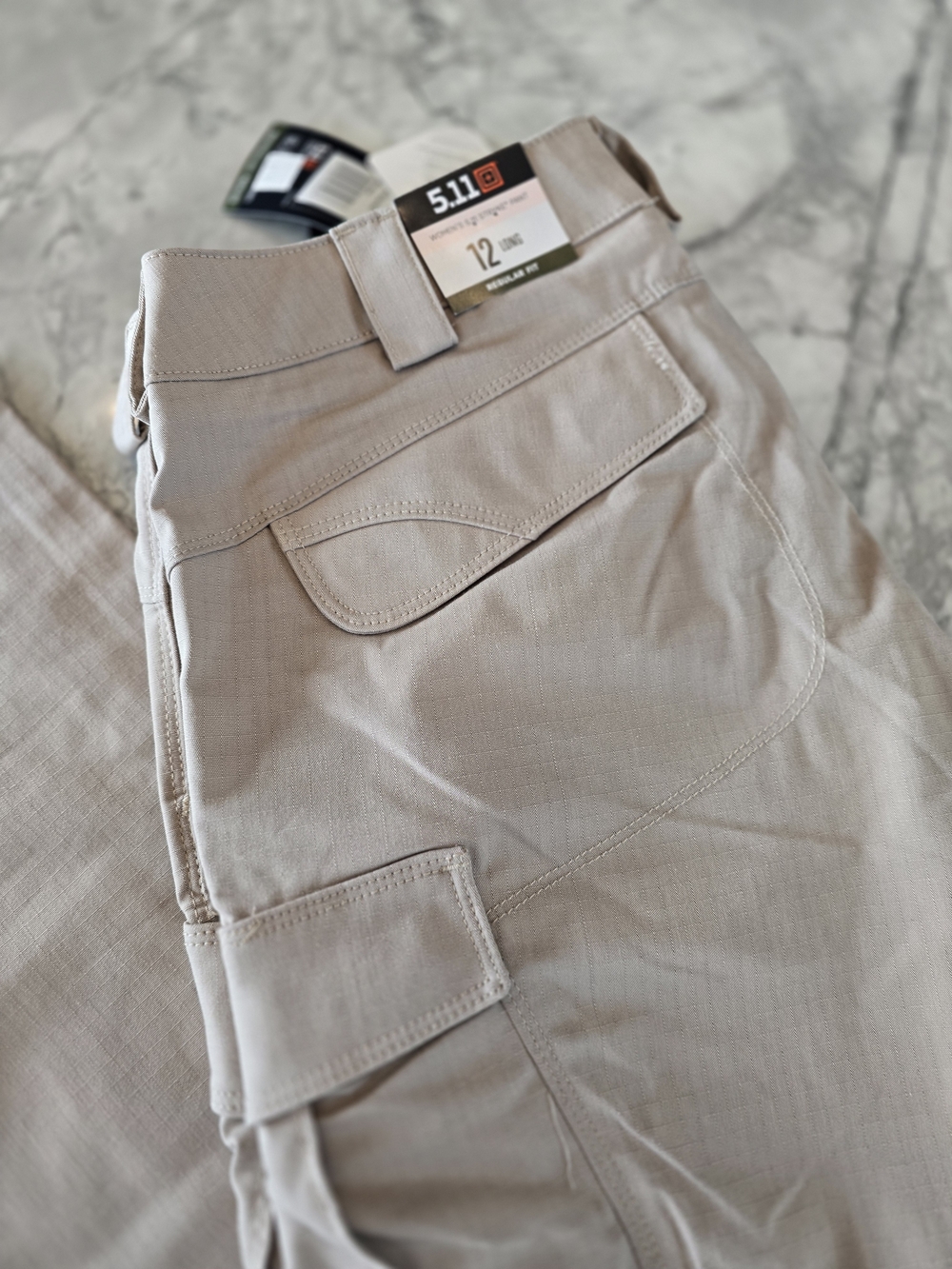 5.11 Women'a Stryke Tactical Cargo Pants in Tan/Beige - Size Women's 12 Long